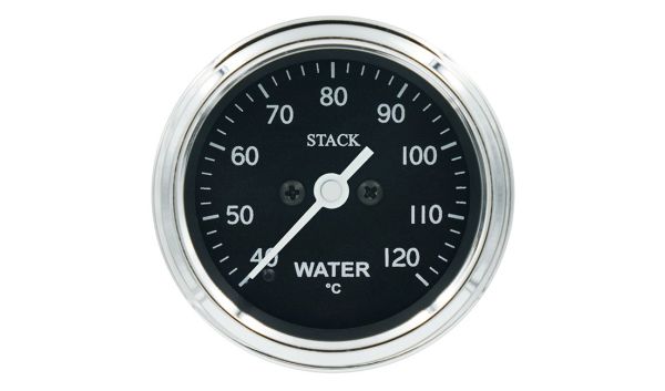 Stack Professional Water Temperature Gauge (40-120C) - black -