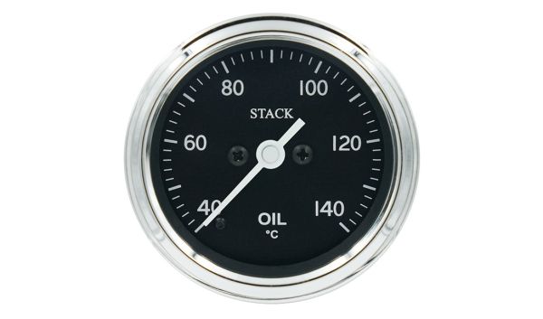 Stack Professional Oil Temperature Gauge (40-140C) - black - CL